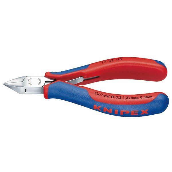 日本正規品 クニペックス エレクトロニクスニッパー (SB) (7732-115SB)(4003773013952) KNIPEX