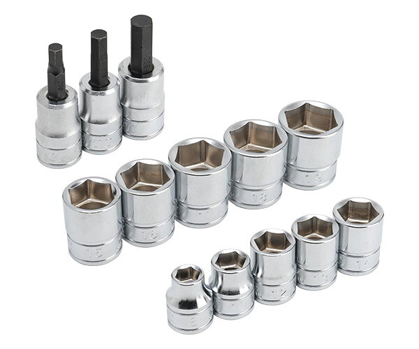 KTC B3BT3S-13P ソケット＋六角レンチ13点セット (B3-08,10,12,13,14,15,16,17,18,19/BT3-05S,06S,08S) 差込角9.5mm エヒメマシンオリジナルセット 2