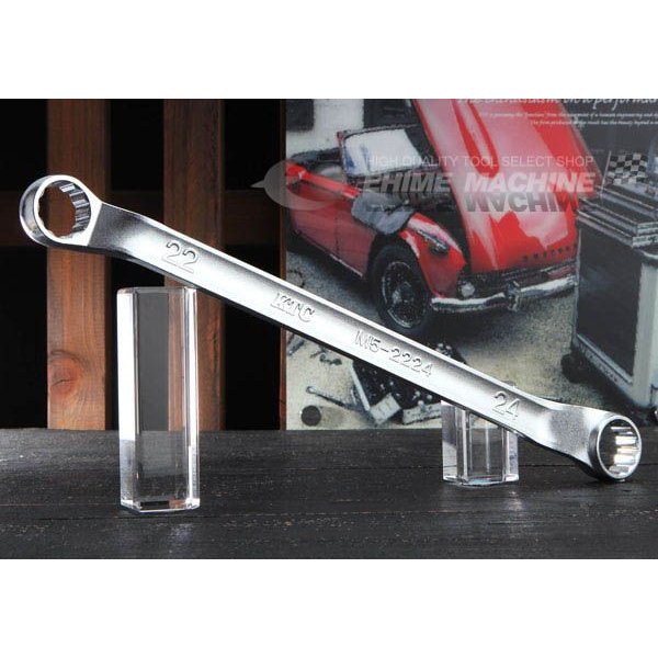 KTC M5-2224 45°×6°ロングめがねレンチ サイズ22×24mm メガネレンチ