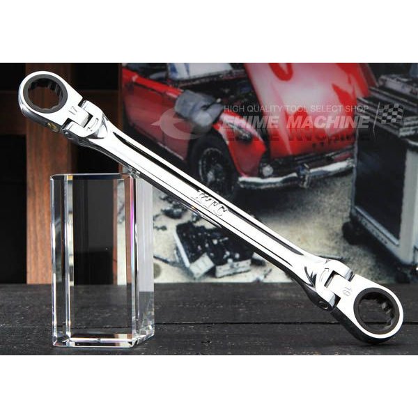 KTC ラチェットめがねレンチ （両頭首振りタイプ） MR1-1719F 工具 京都機械工具
