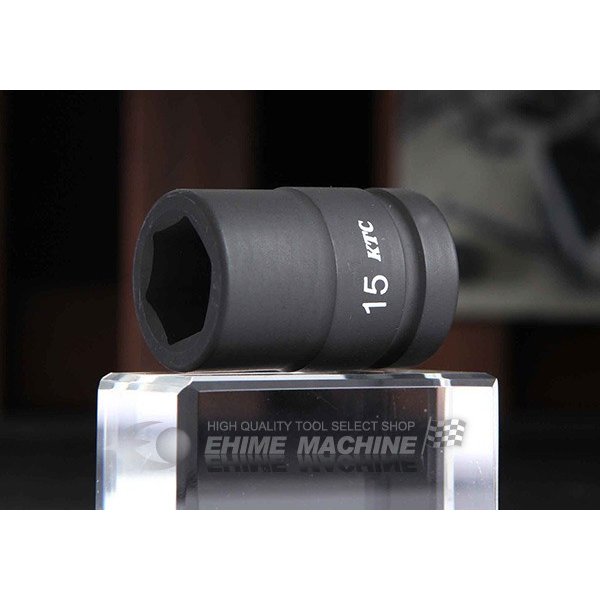 KTC BP4-15 サイズ15mm 12.7sq.インパクトレンチ用ソケット 工具 京都機械工具