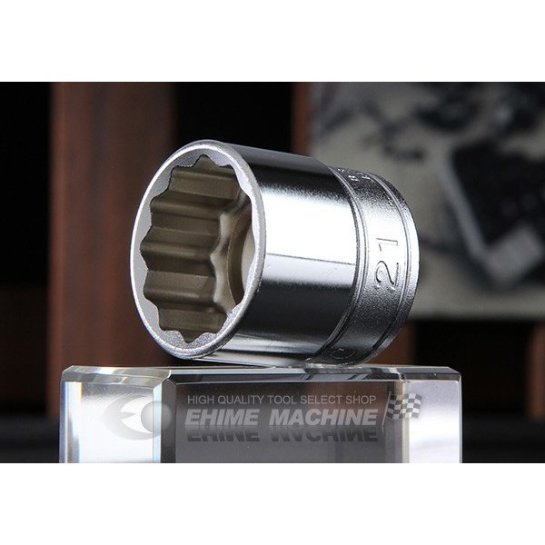 KTC B3-21W サイズ21mm 9.5sq.十二角ソケット 工具 京都機械工具