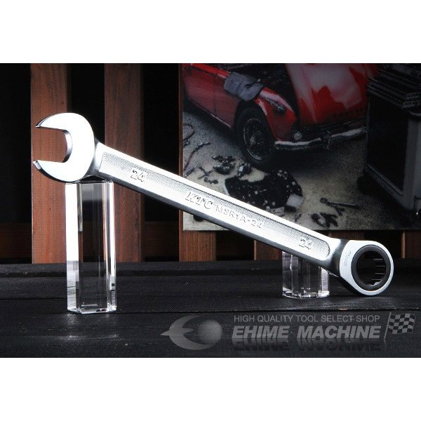 KTC ラチェットコンビネーションレンチ（ストレートタイプ） MSR1A-24 工具 京都機械工具