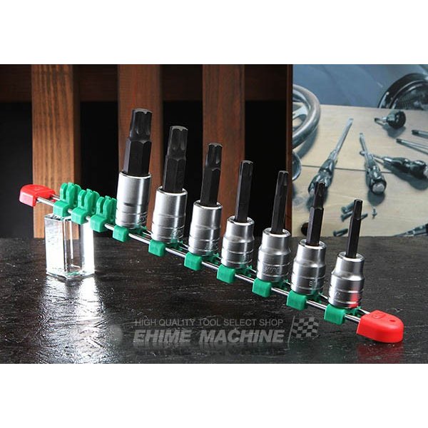 KTC 12.7sq. T型トルクスビットソケットセット [7コ組] TBT407T 工具 京都機械工具