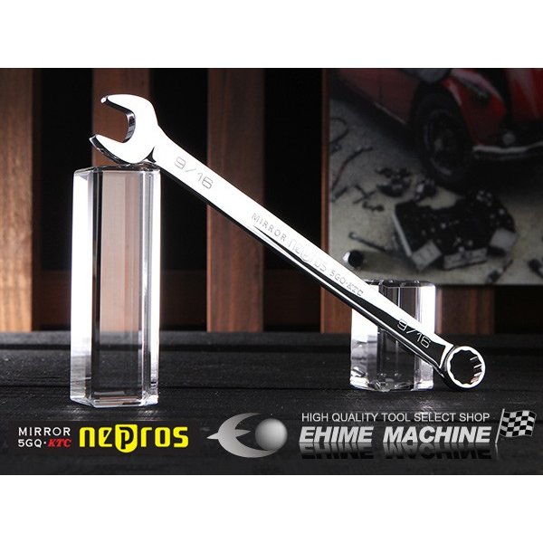 NEPROS NMS2L-9/16 インチサイズ9/16 ロングコンビネーションレンチ ネプロス