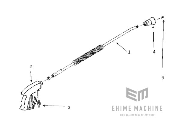 部品 代引き不可 SEEDNEW S-MV-820高圧温水洗車機用パーツ【洗浄ガンAssy】 GN158-1556
