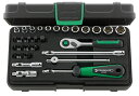日本正規品 スタビレー (1/4SQ)ソケットレンチセット (40/24/6QRKN)(4018754261567) STAHLWILLE