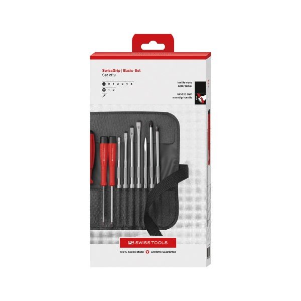 Pliers Other - 日本正規品 PBスイスツールズ 差替式ドライバーセット 9本組 ブラック (BOX) (8218.BKCBB) (7610733278695)