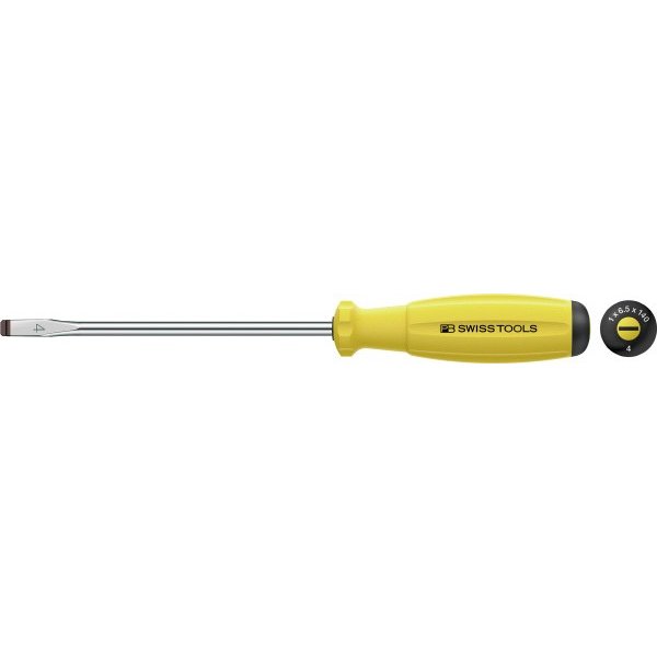 日本正規品 PBスイスツールズ スイスグリップ・マイナスドライバー 全長180mm 軸長90mm (8100.1-90ESD)(7610733256082) PB SWISS TOOLS
