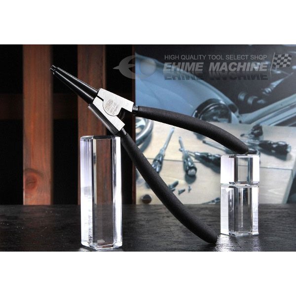 【8/1限定！ポイント3倍＋最大400円OFF】TONE スナップリングプライヤ(ストレートタイプ 軸用) 全長225mm リング使用範囲40~100mm (SRPS-200)(4953488310016) トネ【ネコポス対応】