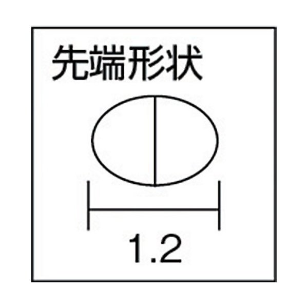 TOP ニードルノーズプライヤ ステンレス製 ギザ付 100mm NN-100N トップ工業【ネコポス対応】