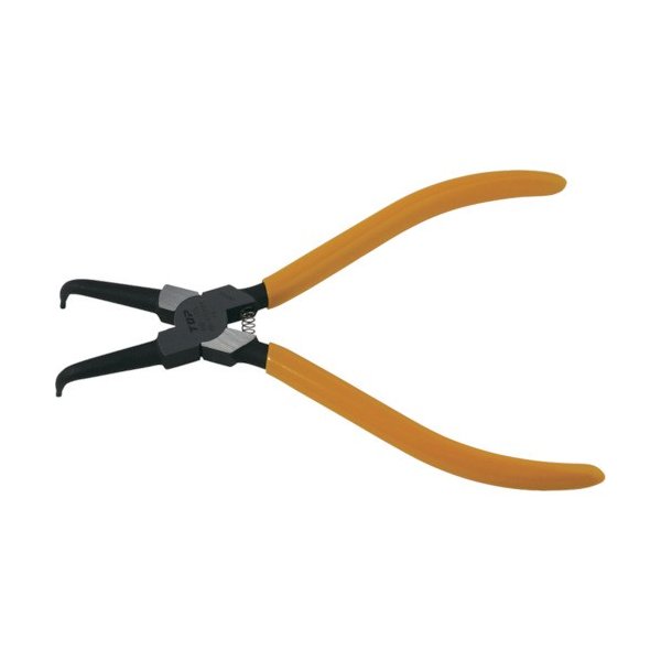 TOP スナップリングプライヤ穴用曲爪 125mm 使用範囲12〜25mm HB-125 トップ工業 【ネコポス対応】