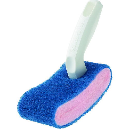 3M スコッチ・ブライト トイレ用 柄ツキ スポンジ タワシ ETBST