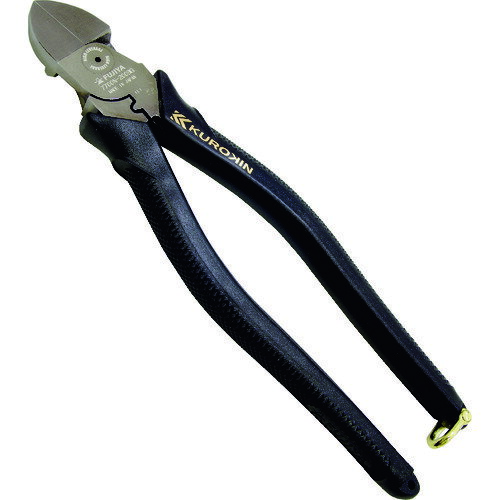 フジ矢 電工名人偏芯薄刃ニッパ(黒金) 7700N-200BG