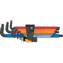 日本正規品 ヴェラ 5/64-3/8/9本(Ball Hex-Plus)キーレンチ (022640)(4013288219107) ベラ Wera