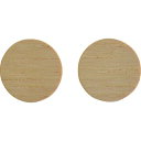 【8/1限定!ポイント3倍+最大400円OFF】TRUSCO ネジ穴用シ-ル 14MM 木目ヒッコリ- 12個入 NC14MH トラスコ中山 【ネコポス対応】