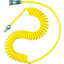 【8/1限定!ポイント3倍+最大400円OFF】TRUSCO スパイラルホース カップリング付 使用範囲 4m SAH805C トラスコ中山