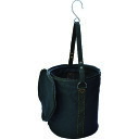 TRUSCO 電工バケツ 240X300 ファスナー蓋付キ Sフック大付 ブラック TADB240FF トラスコ中山