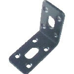 TRUSCO ジョイント金具25型L 黒 124X74 TK25L6CP トラスコ中山