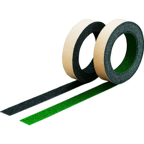TRUSCO ノンスリップテープ 屋外用 25mmX10m 緑 TNS2510 GN トラスコ中山