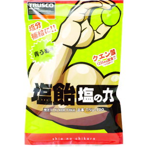 TRUSCO 【※軽税】塩飴 塩ノ力 100g袋入 青梅味 (1袋入) TNU100 トラスコ中山 【ネコポス対応】