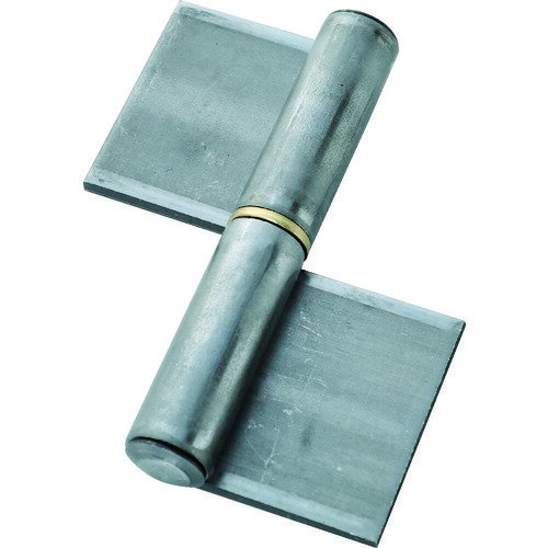 TRUSCO スチール製特厚溶接旗蝶番 左用 全長127mm (2個入) 2000W127L トラスコ中山