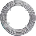 TRUSCO ステンレスワイヤロープ ナイロン被覆 Φ2.0(2.5)X10m CWC2S10 トラスコ中山