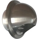 【8/1限定!ポイント3倍+最大400円OFF】TRUSCO ステン丸型フード付ガラリ 150mm GRSUS-150