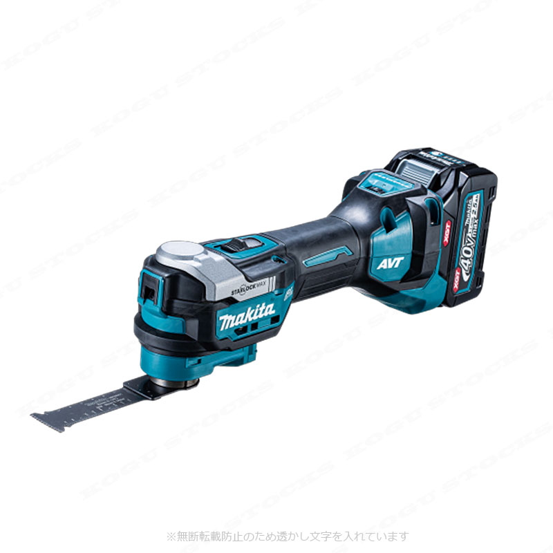 マキタ　40Vmax　充電式マルチツール　TM001GRDX　Li-ion充電池(BL4025)2個　充電...