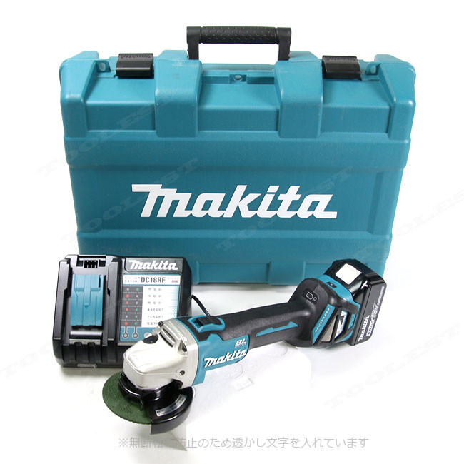 マキタ　18V　100mm充電式ディスクグラインダ　GA412DRG　6.0Ah Li-ion電池(BL1860...