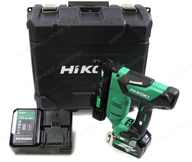 HIKOKI（ハイコーキ）36V　10mmコードレスタッカ　N3610DJ(XPZ)　マルチボルト充電池(BSL36A18X)1個　充電器(UC18YDL2)　ケース【※沖縄県への注文受付・配送不可】 2