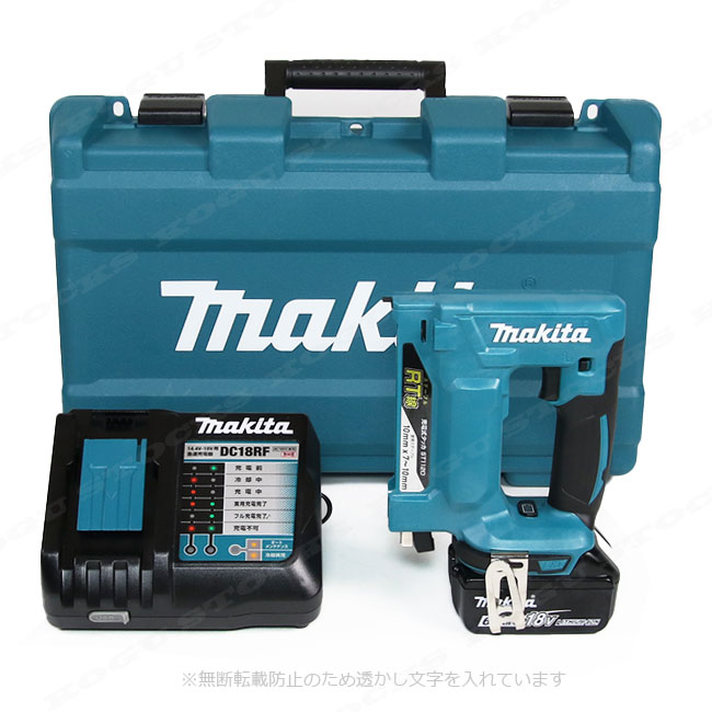 マキタ　18V　充電式タッカ（RT線）ST112DRG　6.0Ah Li-ion電池(BL1860B)1個　充電...