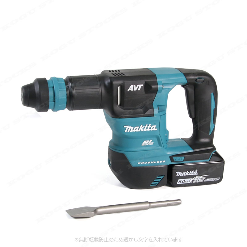 マキタ　18V　充電式ハンマ　HK180DRGX　6.0Ah Li-ion電池(BL1860B)2個　充電器(DC18RF)　ケース【※沖縄県への注文受付・配送不可】