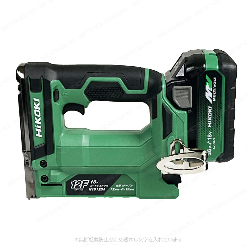HIKOKI（ハイコーキ）18V　コードレスタッカ（ステープル幅12mm）N1812DA(XPZ)　マ...