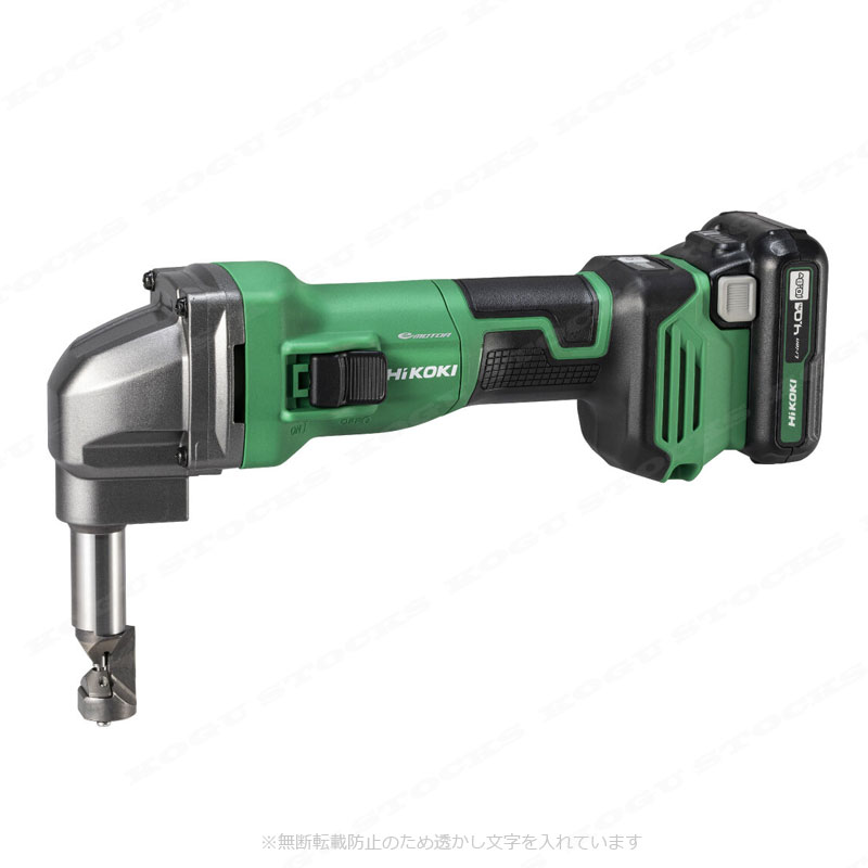 HIKOKI　10.8V　コードレスニブラ　CN12DA(LS)　4.0Ah Li-ion充電池(BSL1240M)1個　充電器(UC12SL)　ケース【※沖縄県への注文受付・配送不可】