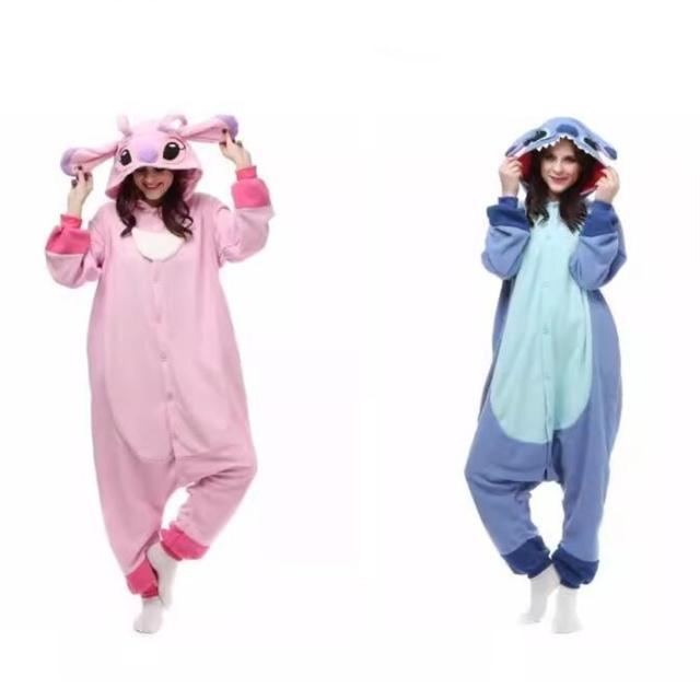 スティッチ 着ぐるみ パジャマ 連体パジャマ 着ぐるみパジャマ きぐるみ きぐるみパジャマ 子供　大人 ..