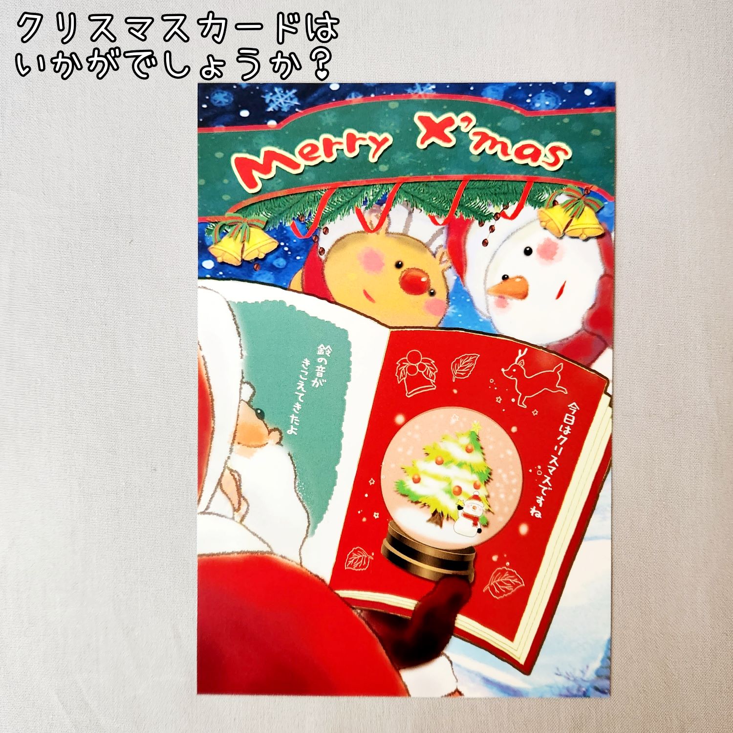 送料込み クリスマス メッセージカード プレゼント 手紙 メッセージ カード サンタさん からの メッセージ 贈り物 グリーティング カード ギフト 御祝 おし...