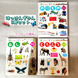 学研 はっけんずかん 【送料込み】 はっけんずかん 3冊 セット むし どうぶつ のりもの 新版 学研プラス しかけえほん 人気 図鑑 幼児 3歳から ベストセラー ロングセラー ラッピング無料