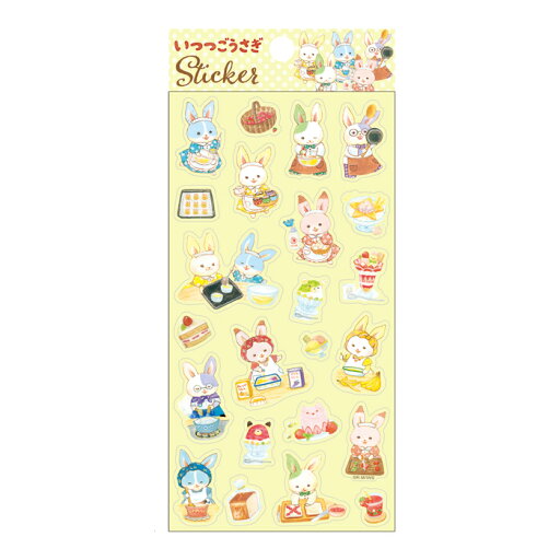 いつつごうさぎ ステッカー(キラキラ) うさぎ かわいい いつつご シール ステッカー ステーショナリー グッズ いつつごうさぎ ステッカー(キラキラ) うさぎ かわいい いつつご シール ステッカー ステーショナリー グッズ