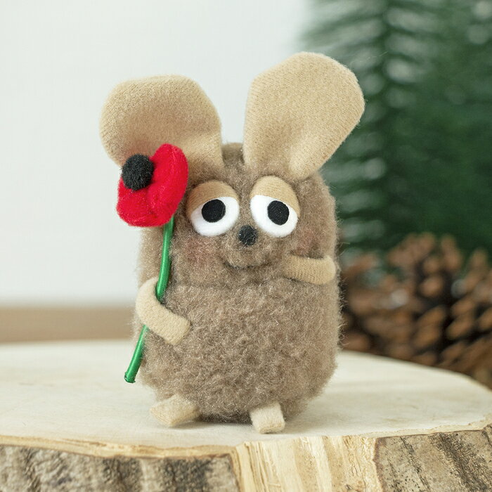 ふかふかフレデリック マスコット はにかみ フレデリック レオレオニ レオレオーニ レオニ レオーニ ネズミ グッズのサムネイル