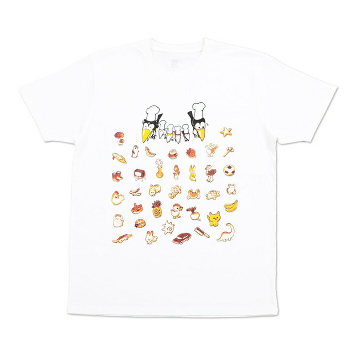 からすのパンやさん　絵本 （SS）かこさとし Tシャツ からすのパンやさん いろんなパン 加古里子 かわいい 絵本キャラ グッズ