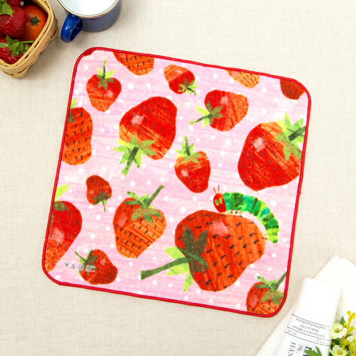 はらぺこあおむし プチタオル ストロベリー エリック カール エリックカール エリックカール ハンドタオル まとめ買い グッズ