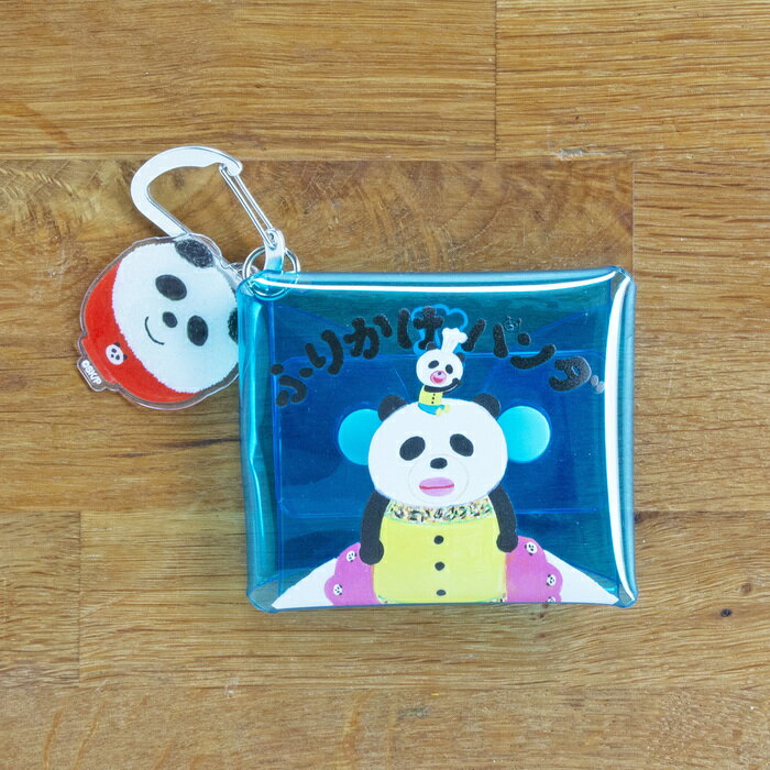 パンダのおさじとふりかけパンダ チャーム付きクリアマルチケースSS 絵本 グッズ パンダ 柴田ケイコ マ..