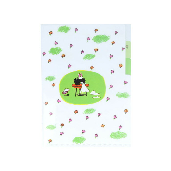 わたしのワンピース A5クリアファイル(3ポケット) 花 絵本 グッズ うさぎ ファイル クリアファイル A5