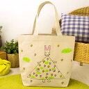 わたしのワンピース トートバッグ(お花) 絵本 西牧茅子 私のワンピース 絵本キャラ グッズ かわいい(4)