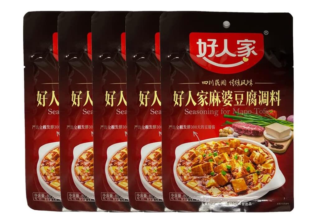 【5点セット】好人家 麻婆豆腐調料(マーボー豆腐) 80g ×5 本格四川の味