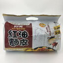 阿寛紅油面皮 鋪盖面 酸辣味 インスタントラーメン 方便面皮 4食入り 420g