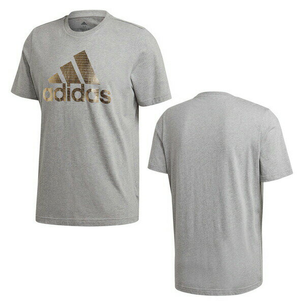 adidas アディダス tシャツ メンズ M Universal Foil TEE Tシャツ | スポーツウェア かっこいい スポーツ ブランド ウェア テニスウェア サッカー 普段着 スポーツブランド ヤング 紳士 おしゃれ 運動 テニス サッカー 練習 運動 体育 学校 グレー