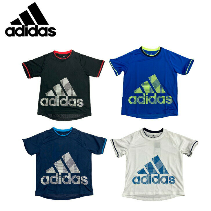 アディダス キッズ tシャツ メッシュ 半袖 白 【 adidas tシャツ ジュニア グラフィックBOS Tシャツ 】 吸汗速乾 子供 140 150 160 tennis ロゴ ロゴt シンプル 子供服 男の子 スポーツウェア かっこいい スポーツ ウエア ブランド