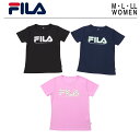 フィラ フィラ tシャツ レディース 半袖 テニスウェア 送料無料【 FILA グラフィックTEE ハニカム メッシュ Tシャツ 】 ブランド スポーツ 吸水速乾 速乾 ロゴ ロゴt スポーツウェア スポーツ ウェア ランニングウェア テニス ヨガ 黒 UVカット かっこいい